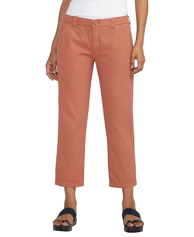 Jag Women's Chino Tailored Cropped Pants