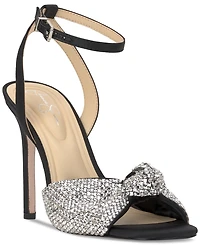 Jessica Simpson Women's Ohela Beaded Knot Ankle-Strap Dress Sandals