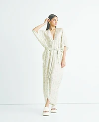 Reistor Women's Silky Kaftan Dress