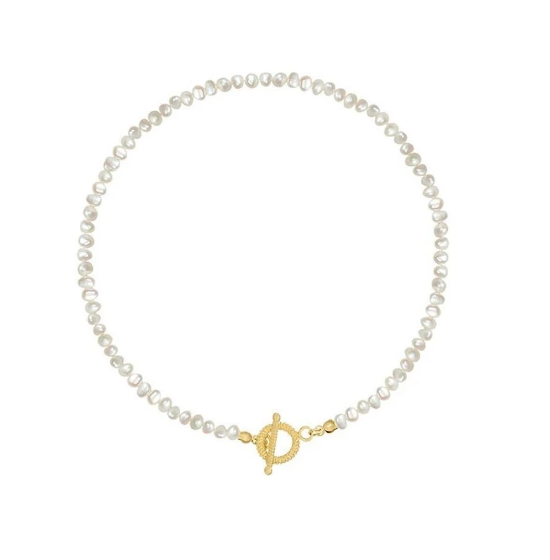 Hollywood Sensation Pearl Necklace Freshwater Pearl Necklace with Baroque Freshwater Pearls