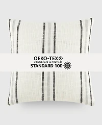 ienjoy Home Striped Yarn Dyed Decorative Pillow, 20" x