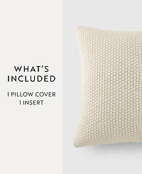ienjoy Home Stitch Knit Decorative Pillow, 20" x