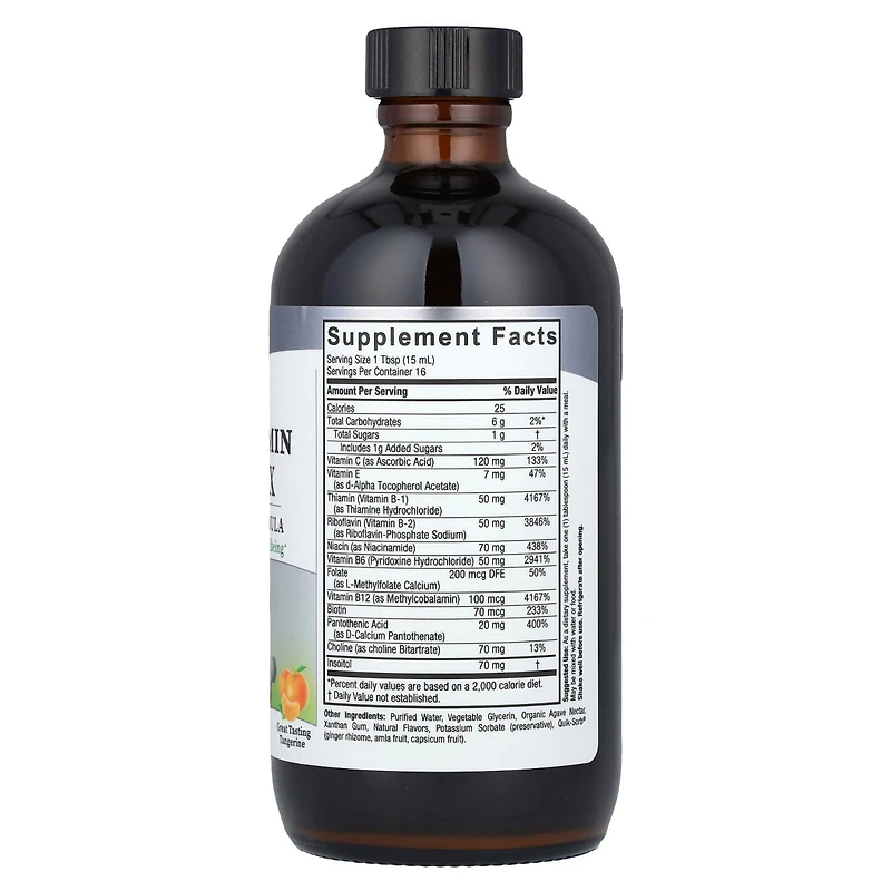 Nature's Answer Liquid Vitamin B-Complex Tangerine - 8 fl oz (240 ml)