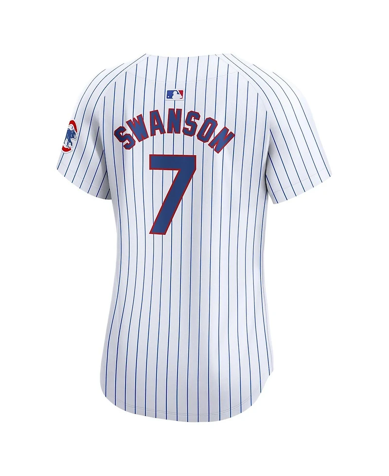 Women's Nike Dansby Swanson White Chicago Cubs Home Limited Player Jersey