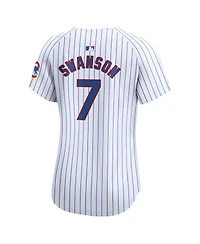 Women's Nike Dansby Swanson White Chicago Cubs Home Limited Player Jersey
