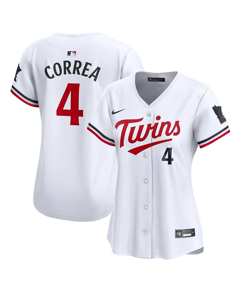 Women's Nike Carlos Correa White Minnesota Twins Home Limited Player Jersey