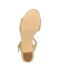 Guess Women's Haldemiy Two Band Ankle Strap Platform Dress Sandals