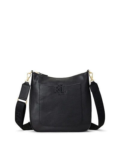 Lauren Ralph Cameryn Pebbled Leather Small Crossbody