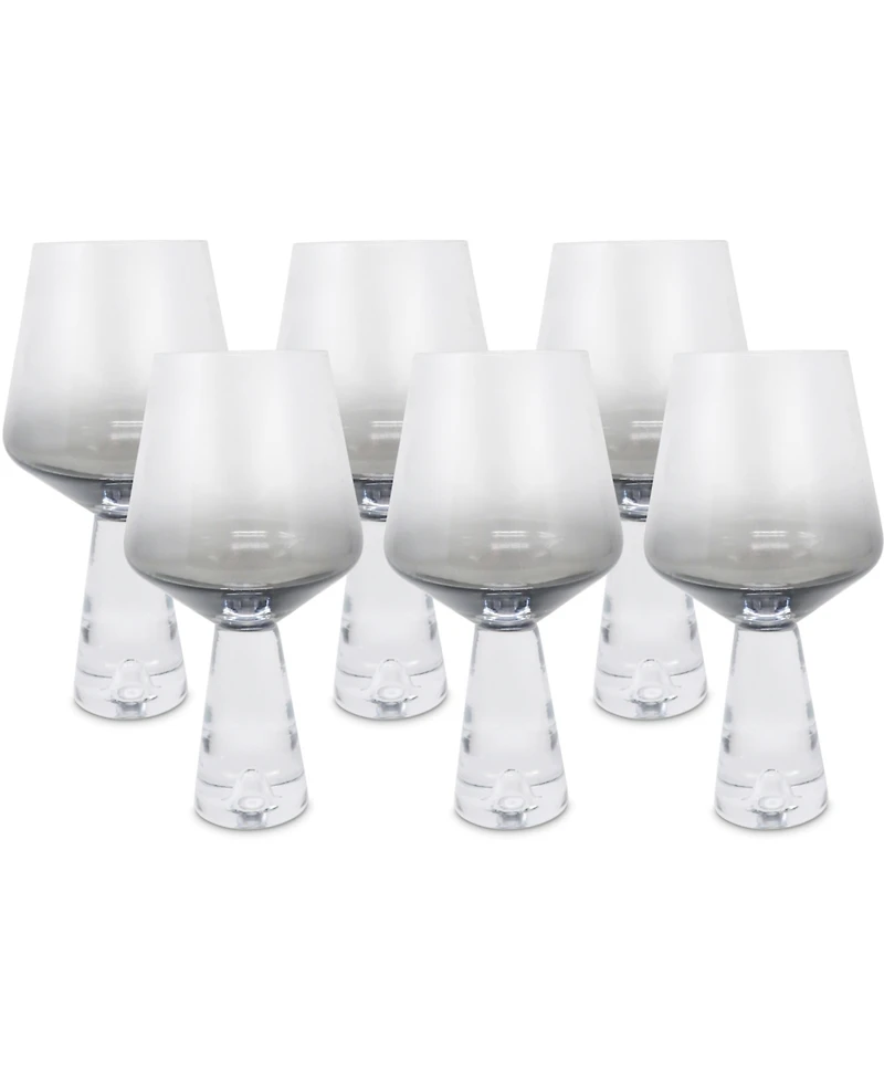 Vivience Ombre Wine Glasses, Set of 6