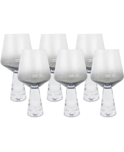 Vivience Ombre Wine Glasses, Set of 6