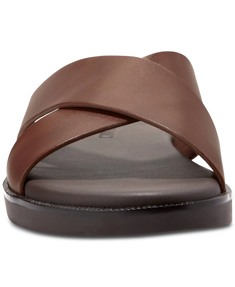 Cole Haan Men's Nantucket Cross Strap Slip-On Slide Sandals