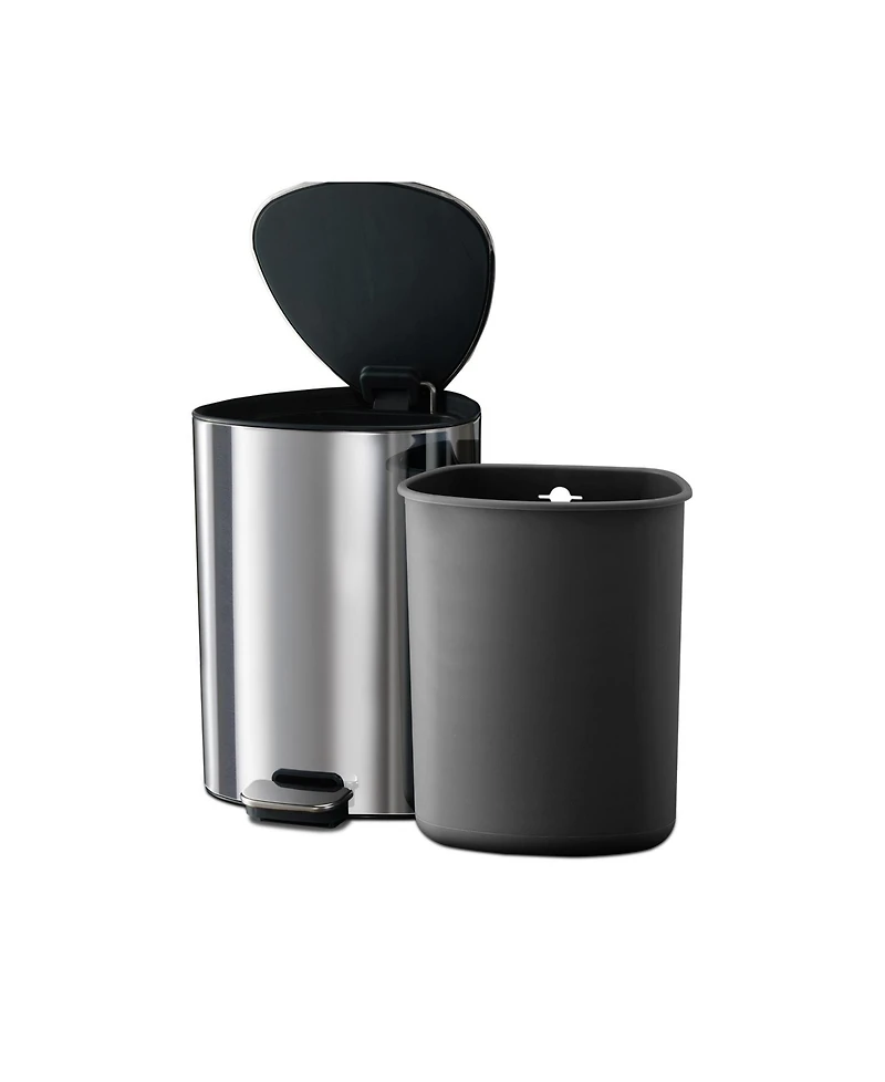 Joseph Joseph Collect 4-Liter Stainless Steel Compost Caddy with Removable Bucket