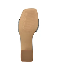 Calvin Klein Women's Ariella Block Heel Slide Sandals