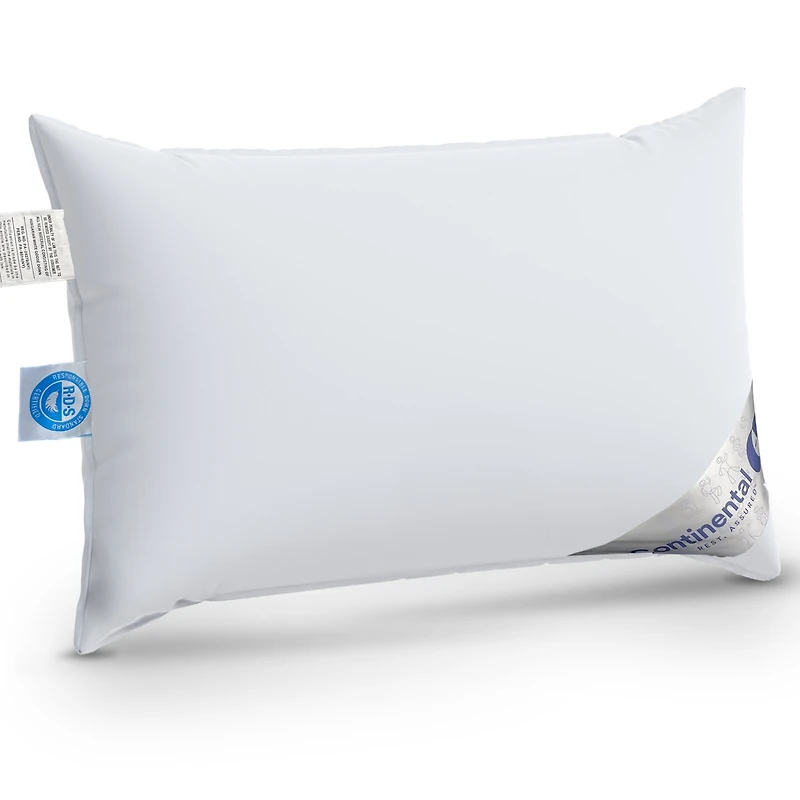 Continental Bedding Soft Toddler Pillow 550 Fill Power 100% Down Fill 13x18 Inch