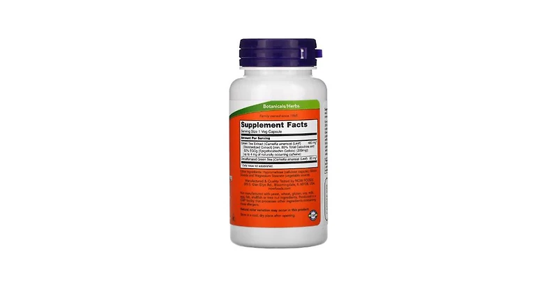 Now Foods EGCg Green Tea Extract, 400 mg, 90 Veg Caps