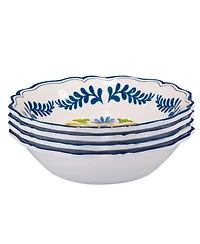 Certified International Flores Set of 4 All Purpose Bowl 8.5" x 2", Service For 4