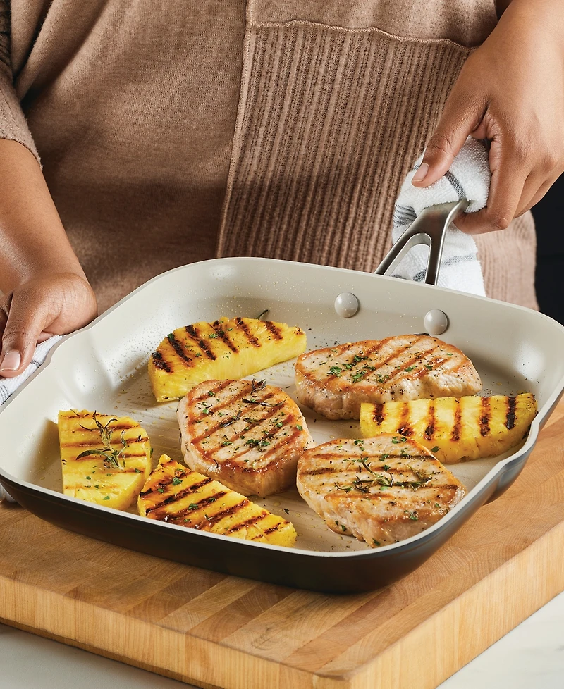 KitchenAid Hard Anodized Aluminum Ceramic 11.25" Nonstick Grill Pan