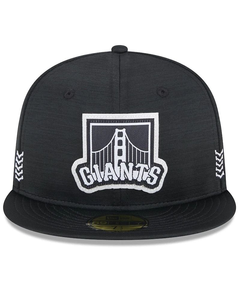 Men's New Era Black San Francisco Giants 2024 Clubhouse 59FIFTY Fitted Hat