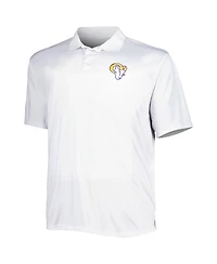 Men's Fanatics Royal, White Los Angeles Rams Solid Two-Pack Big and Tall Polo Shirt Set