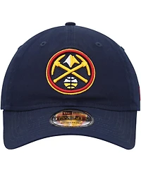 Men's New Era Navy Denver Nuggets Team 2.0 9TWENTY Adjustable Hat