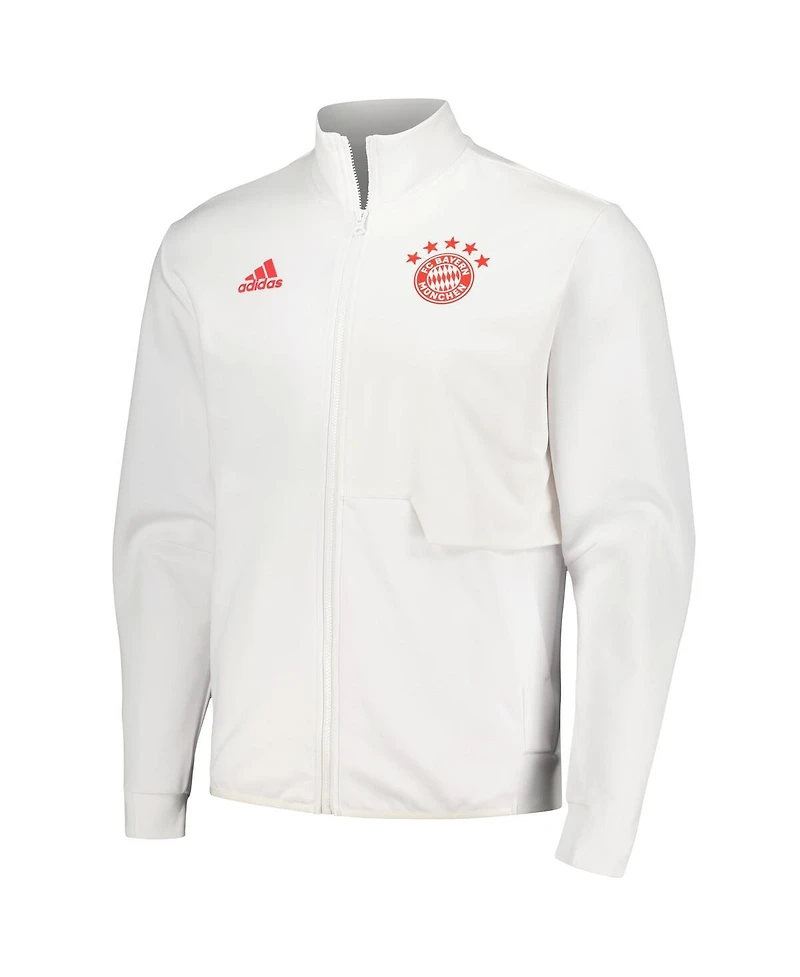 Men's adidas White Bayern Munich 2023/24 Anthem Full-Zip Jacket