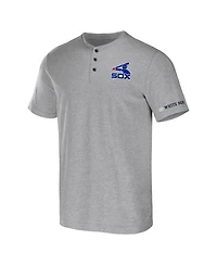 Men's Darius Rucker Collection by Fanatics Heather Gray Chicago White Sox Henley T-shirt