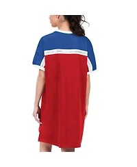 Women's G-iii 4Her by Carl Banks Red, Royal Philadelphia Phillies Circus Catch Sneaker Dress
