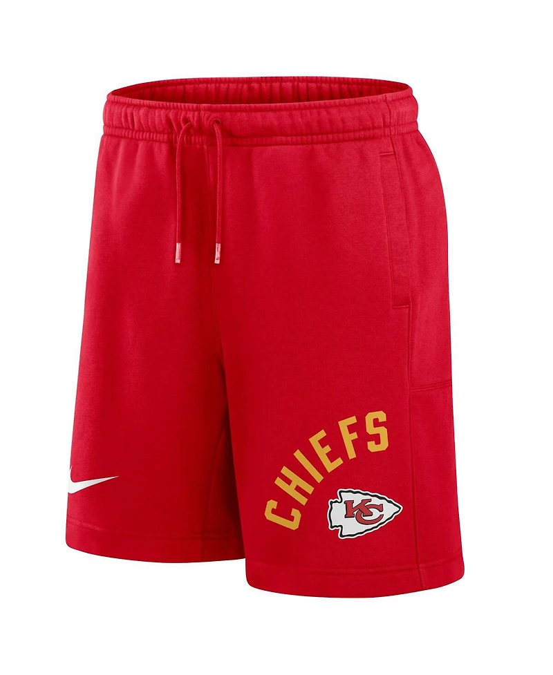 Men's Nike Red Kansas City Chiefs Arched Kicker Shorts