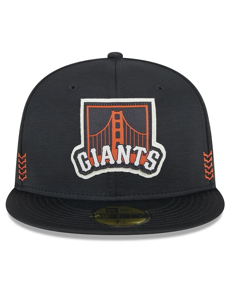 Men's New Era Black San Francisco Giants 2024 Clubhouse 59FIFTY Fitted Hat