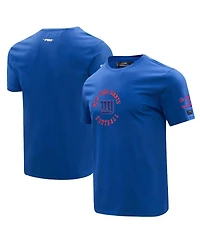 Men's Pro Standard Royal New York Giants Hybrid T-Shirt
