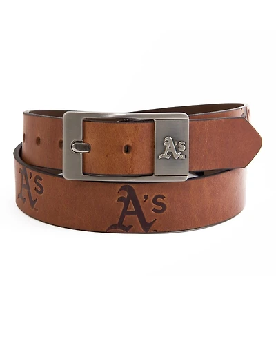 Men's Oakland Athletics Brandish Leather Belt