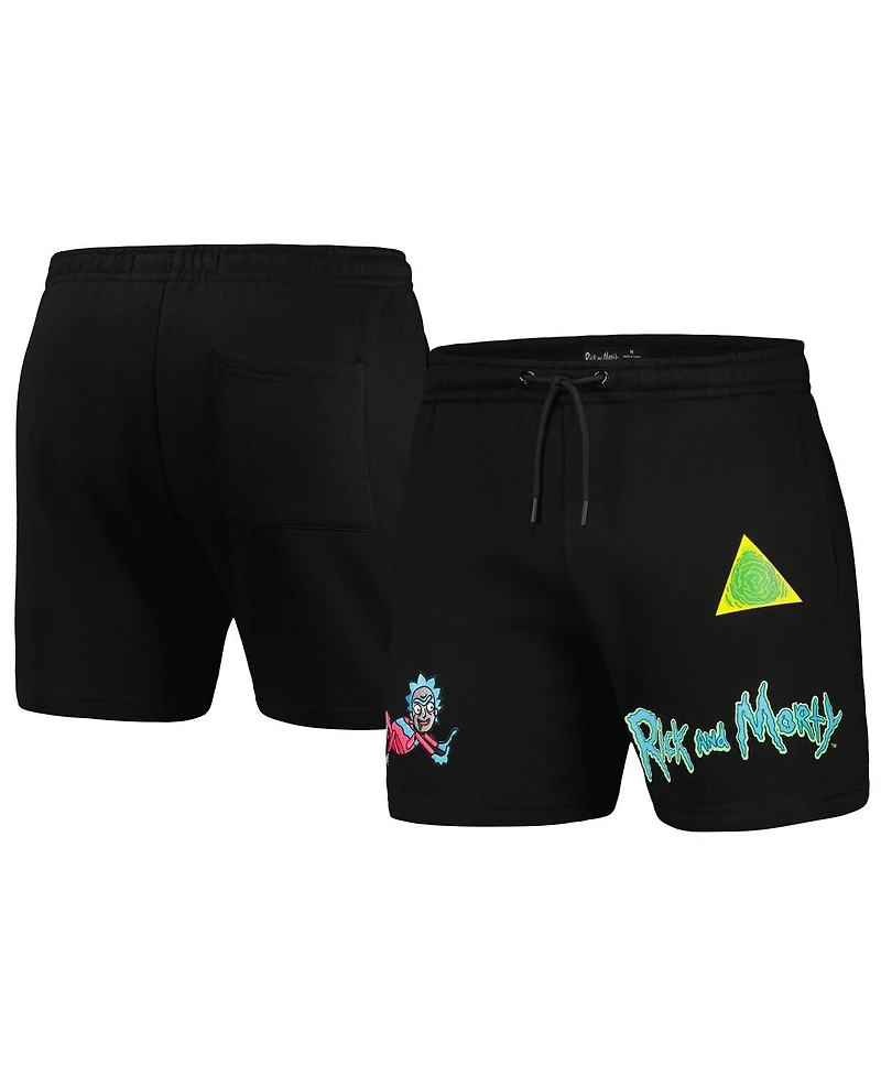 Men's Freeze Max Black Rick And Morty Shorts