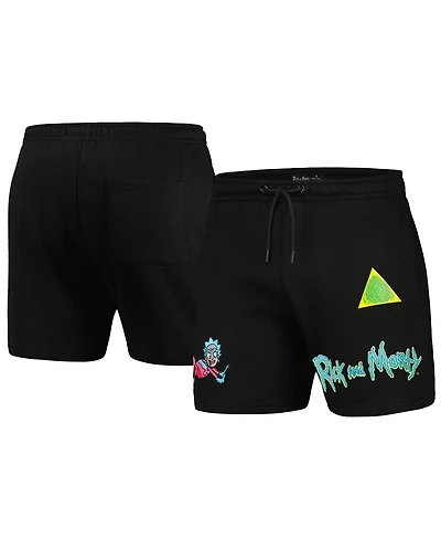 Men's Freeze Max Black Rick And Morty Shorts