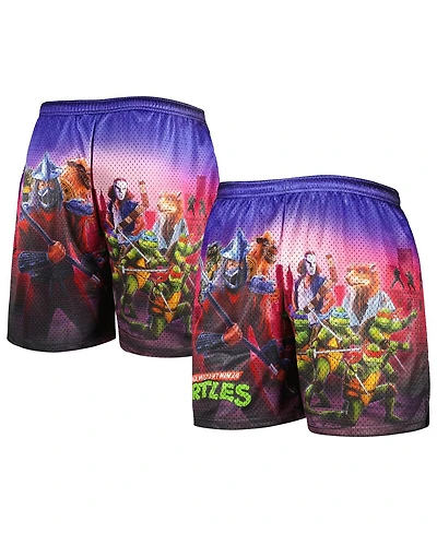 Men's Chalk Line Purple Teenage Mutant Ninja Turtles 1990 Nyc Retro Shorts