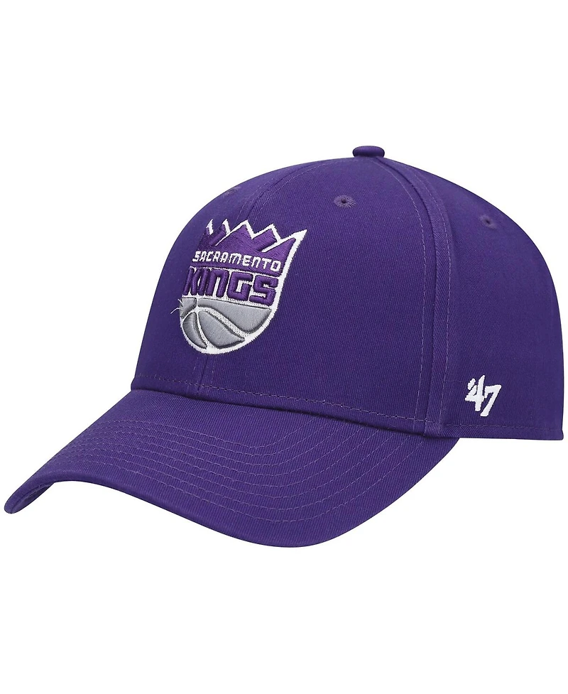 Men's '47 Brand Purple Sacramento Kings Legend Mvp Adjustable Hat