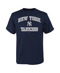 Big Boys Fanatics Navy New York Yankees Heart & Soul T-shirt