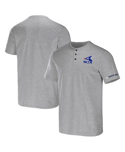 Men's Darius Rucker Collection by Fanatics Heather Gray Chicago White Sox Henley T-shirt