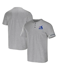 Men's Darius Rucker Collection by Fanatics Heather Gray Chicago White Sox Henley T-shirt