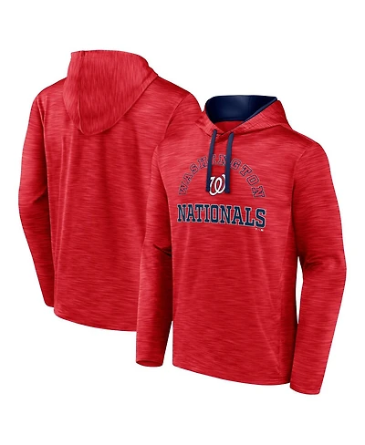 Men's Fanatics Red Washington Nationals Seven Games Pullover Hoodie