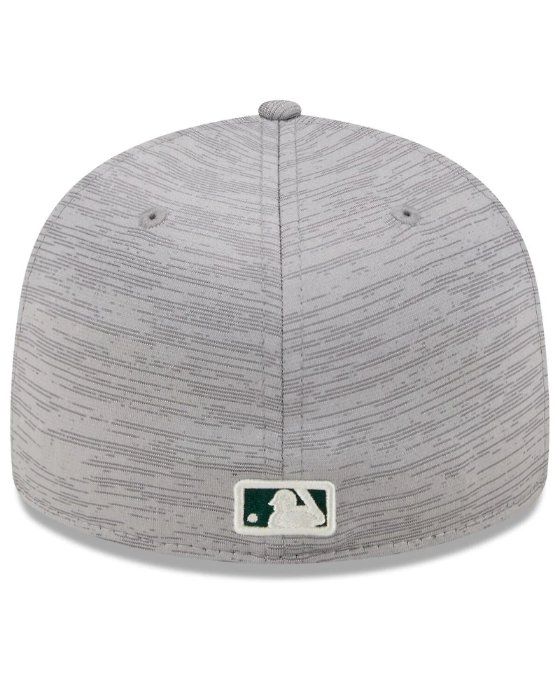 Men's New Era Oakland Athletics 2024 Clubhouse Low Profile 59FIFTY Fitted Hat