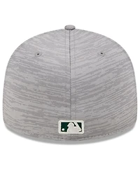 Men's New Era Oakland Athletics 2024 Clubhouse Low Profile 59FIFTY Fitted Hat