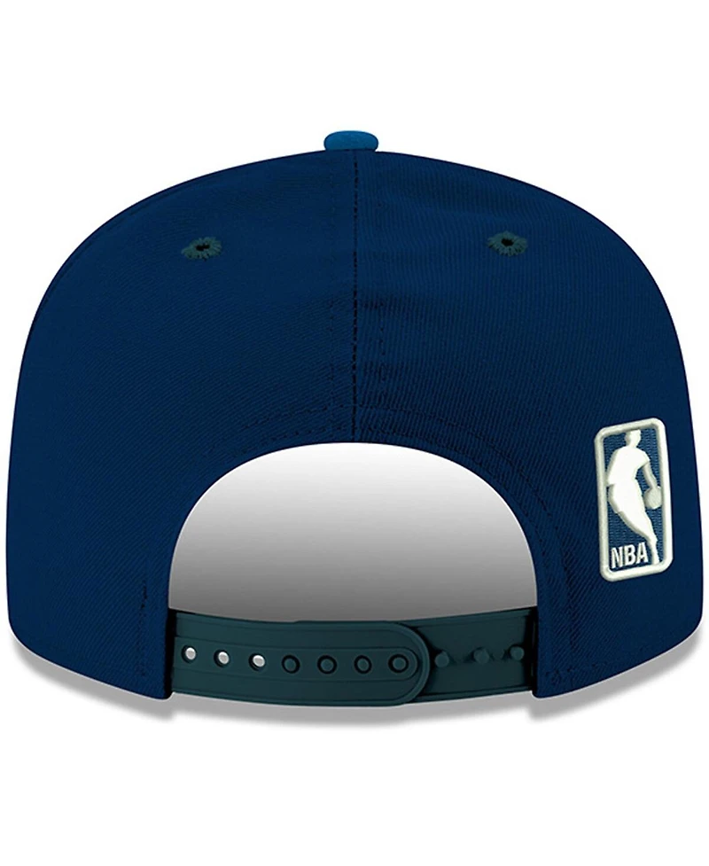 Men's New Era Navy Minnesota Timberwolves Official Team Color 9FIFTY Snapback Hat