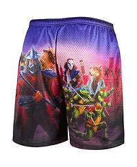 Men's Chalk Line Purple Teenage Mutant Ninja Turtles 1990 Nyc Retro Shorts