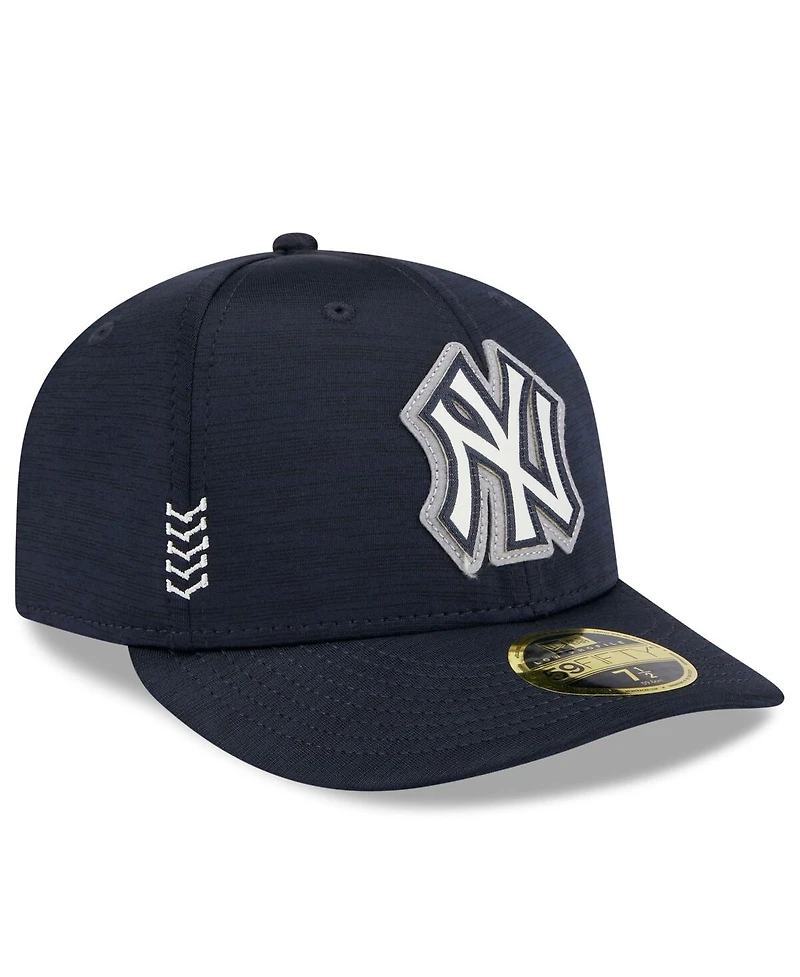 Men's New Era Navy York Yankees 2024 Clubhouse Low Profile 59FIFTY Fitted Hat