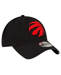 Men's New Era Black Toronto Raptors Team 2.0 9TWENTY Adjustable Hat