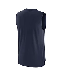 Men's Nike Navy Tennessee Titans Muscle Trainer Tank Top