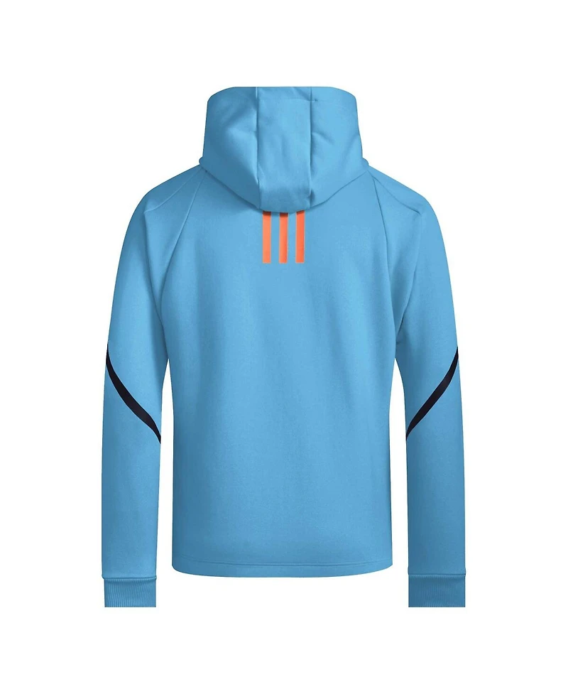 Men's adidas Sky Blue New York City Fc 2024 Anthem Travel Full-Zip Jacket
