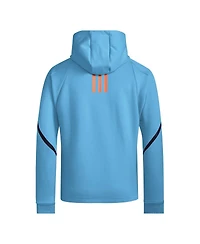 Men's adidas Sky Blue New York City Fc 2024 Anthem Travel Full-Zip Jacket