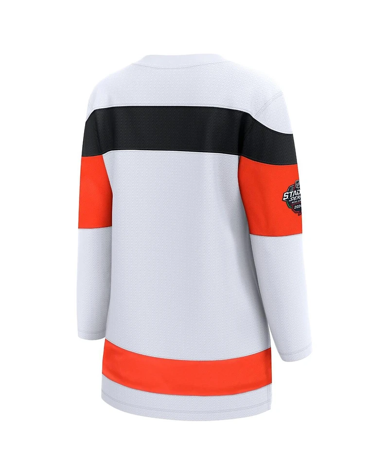 Women's Fanatics White Philadelphia Flyers 2024 Nhl Stadium Series Breakaway Jersey