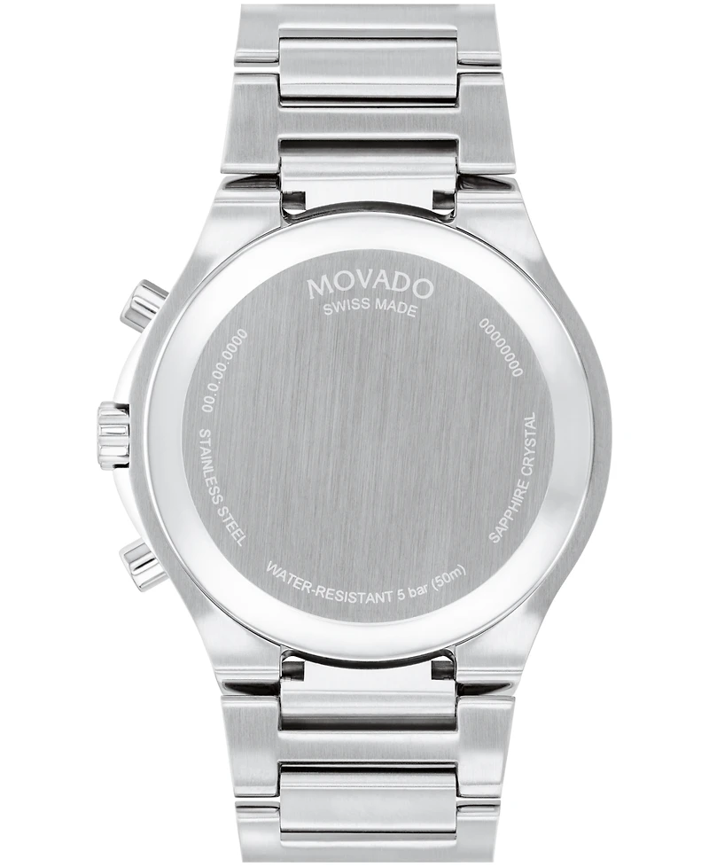 Movado Men's Se Swiss Quartz Chrono Stainless Steel Two-Tone Yellow Pvd Watch 42mm